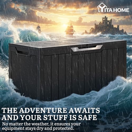 100 Gallon Large Outdoor Storage Box