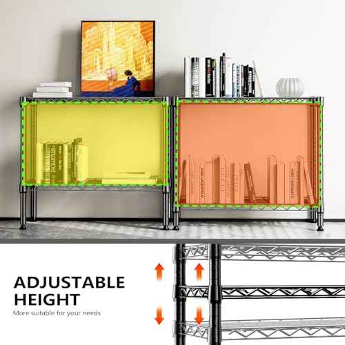 MZG 220 lbs 2 Tier Storage Rack Metal Wire Shelving Unit