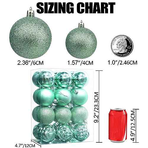 Christmas Ball Ornaments (24 Count)