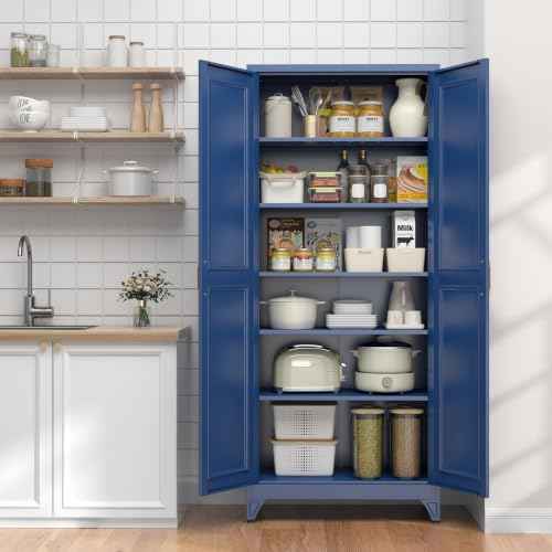 75" Kitchen Pantry Cabinet