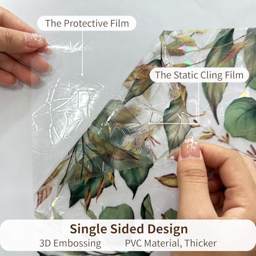 Rainbow Window Privacy Film with Tools
