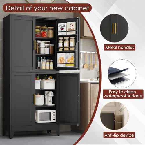 75" H Metal Storage Cabinet