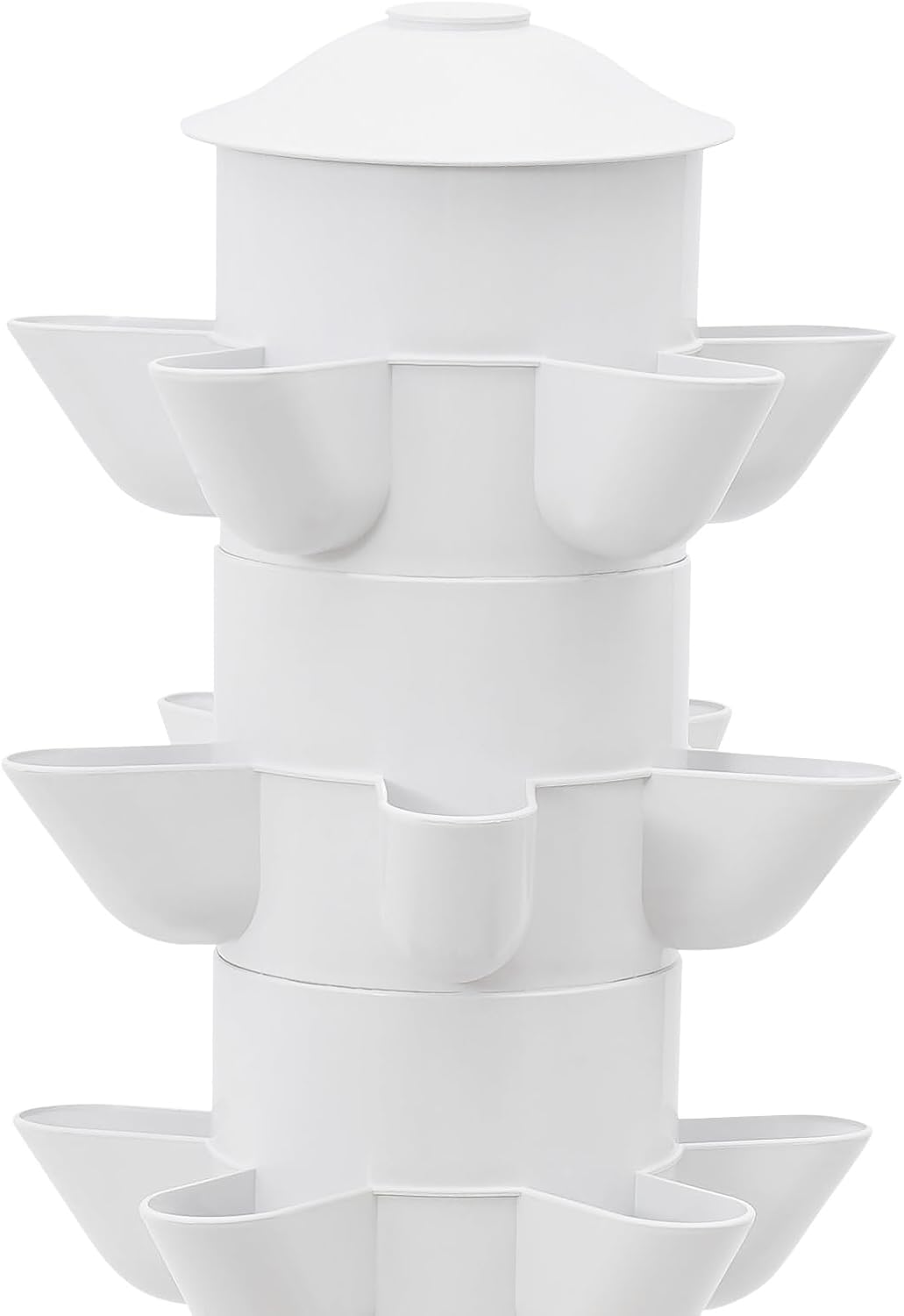 Hydroponics Vertical Growing Kit with Grow Lights 30-Plants Garden Hydroponic Growing System Outdoor Outdoor Indoor Vertical Garden Planter Tower with Automatic Watering for Herbs Fruits Vegetables