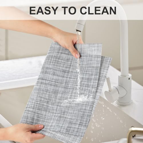 Vinyl Placemats Set of 8 (4 Count)