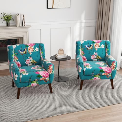 Floral Accent Chairs Set of 4 (4 Count)