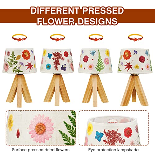 Pressed Flower Vintage Table Lamp