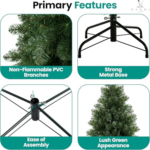 7.5 ft Full Body Unlit Artificial Christmas Tree