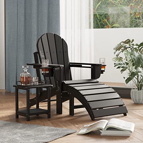 Folding Plastic Adirondack Ottoman