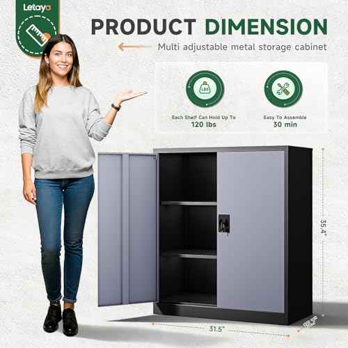 Metal Storage Cabinets with Lock Door