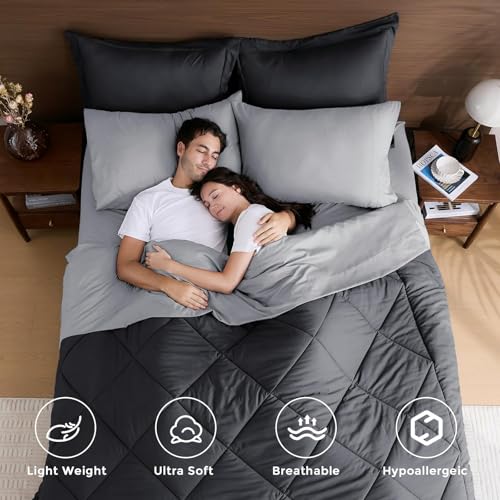 7 Piece Oversized Queen Comforter Set