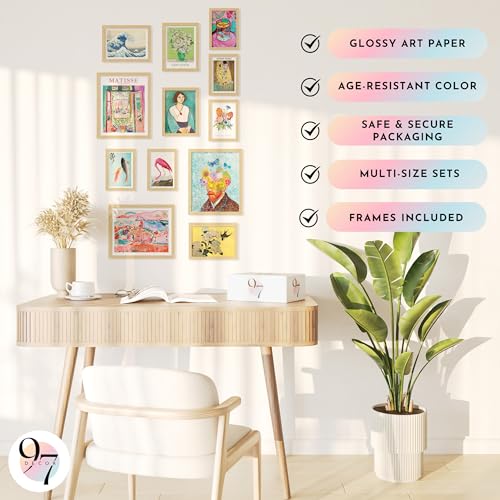 Eclectic FRAMED Wall Art (12 Count)