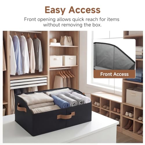 Closet Storage Bins Trapezoid (3 Count)
