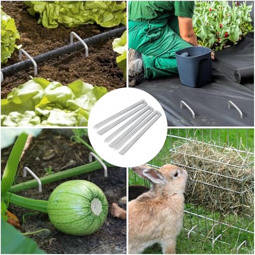 4 Inch Galvanized Landscape Staples (500 Count)