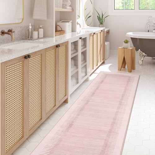 Washable Striped Runners for Hallways 2'6"x8' (20 Sq Ft)