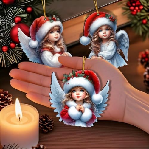 15 Pcs Vintage Angel Christmas Ornaments (15 Count)