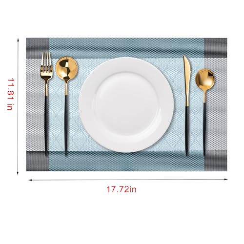Placemats Set of 4 Washable Indoor (4 Count)