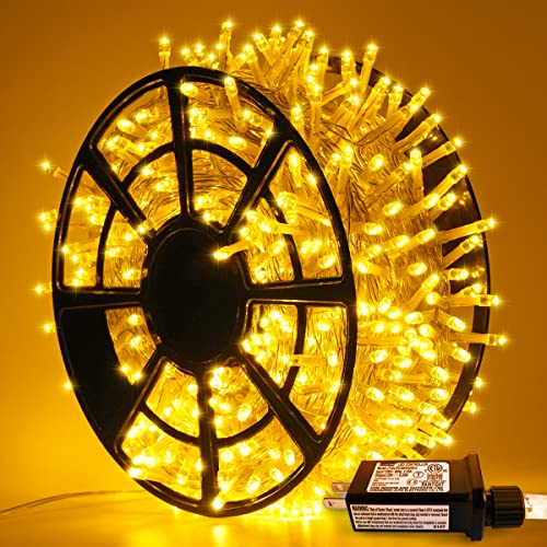 230ft 720 LED Warm White Christmas String Lights Outdoor (230 Foot)