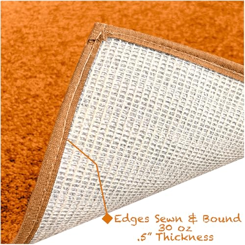 Soft & Colorful 11' Round Kids Classroom Area Rug