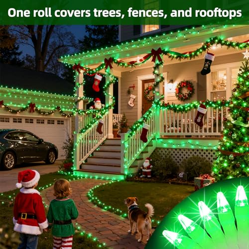 300 LED 75FT Christmas String Lights (75 Foot)