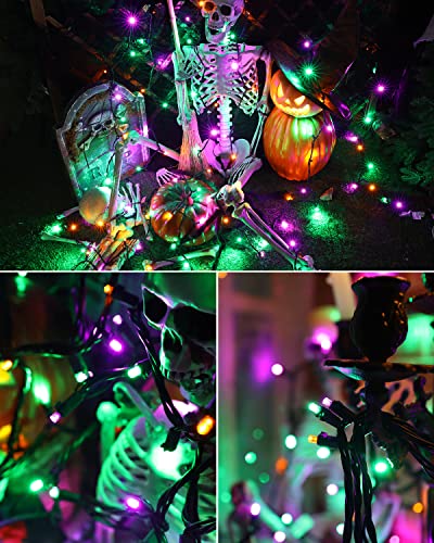 5MM Halloween String Light Purple Green Orange