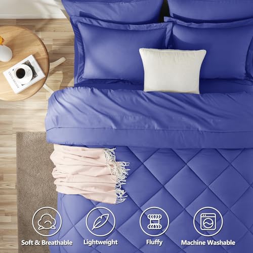Queen Comforter Set with Sheets Very Peri