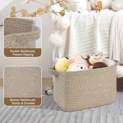 Storage Basket for Organizing 3 Pack (3 Count)