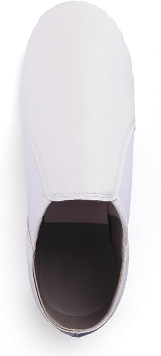 Linodes Unisex 006 PU Leather Upper Slip-on Jazz Shoe for Women and Men's Dance Shoes