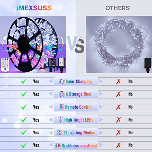 500 LED White & Multicolor Color Changing String Lights (163 Foot)