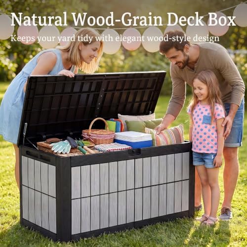 134 Gallon Outdoor Deck box w