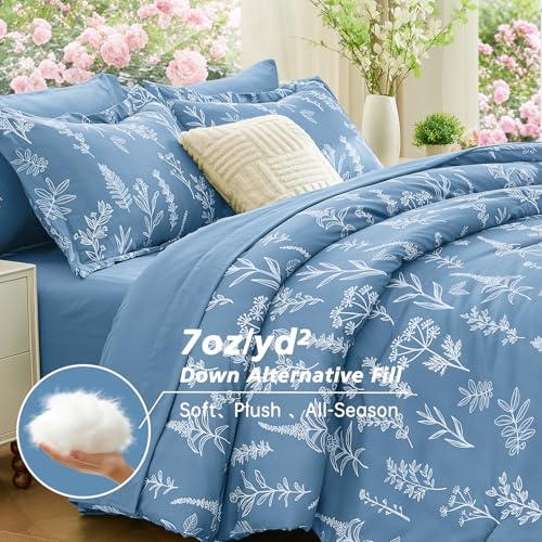 Ice Blue Full Comforter Set