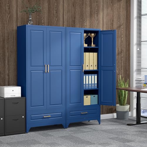 75" Tall Metal Kitchen Pantry Cabinet
