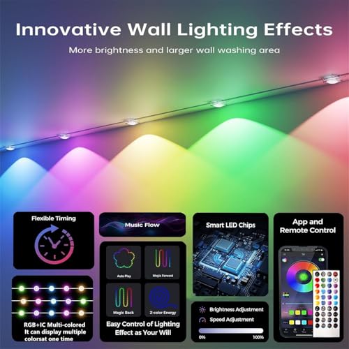 300FT Permanent Outdoor Lights for House