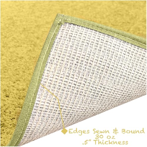 Soft & Colorful 11' Round Kids Classroom Area Rug