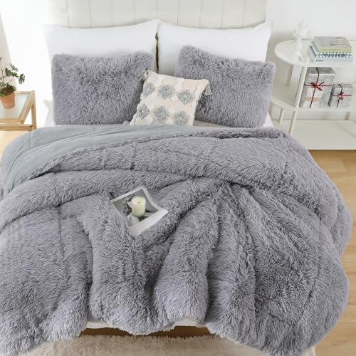 Fluffy King Size Comforter Set