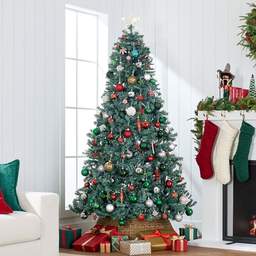 9ft Pre Lit Blue Spruce Christmas Tree