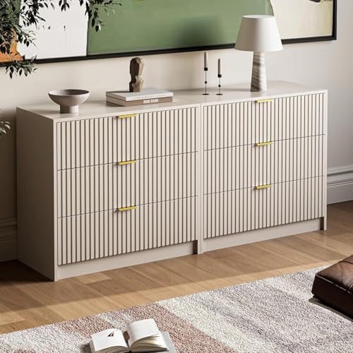 3 Drawer Nightstand Set of 2
