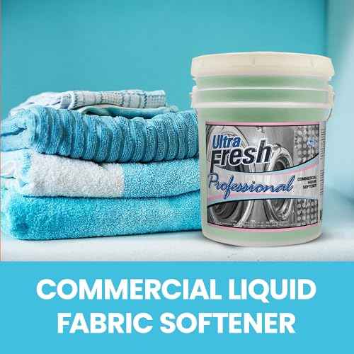Professional 5 Gallon Fabric Softener for Commercial Washing Machines (640 Fl Oz)