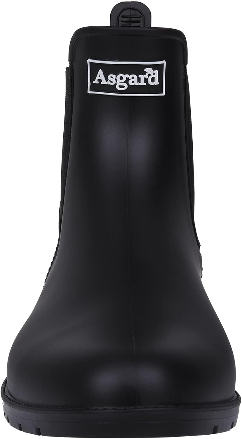 Asgard Women's Ankle Rain Boots Waterproof Chelsea Boots