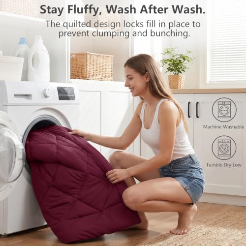 Full Size Comforter Sets Burgundy