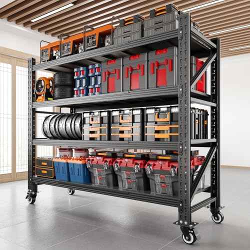 Garage Shelving with Wheels