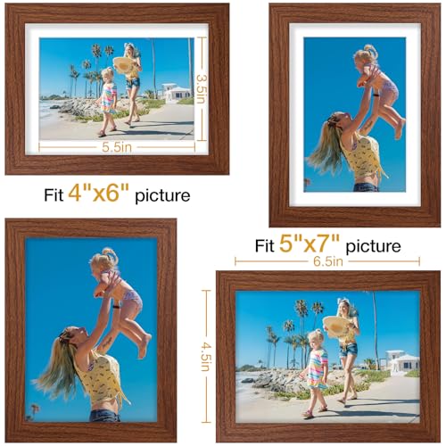 5x7 Picture Frames Set of 9 (9 Count)