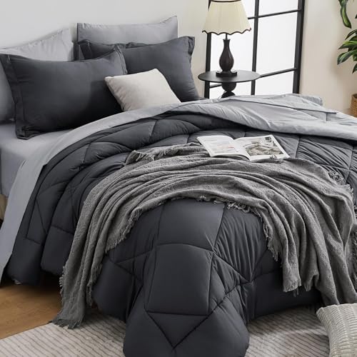 7 Piece Oversized Queen Comforter Set