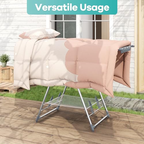 Clothes Drying Rack with High Hanger