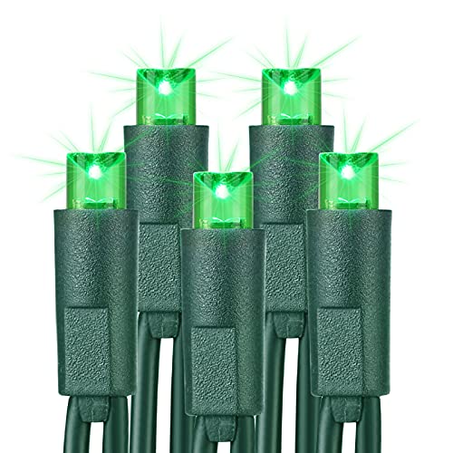 5MM Wide Angle Christmas String Lights Green