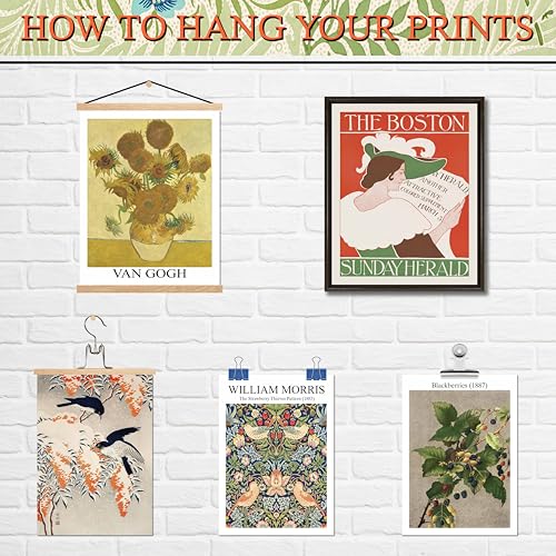 15PCS Unframed Vintage Eclectic Maximalist Art (15 Count)