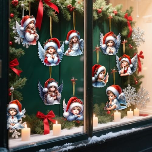 15 Pcs Vintage Angel Christmas Ornaments (15 Count)
