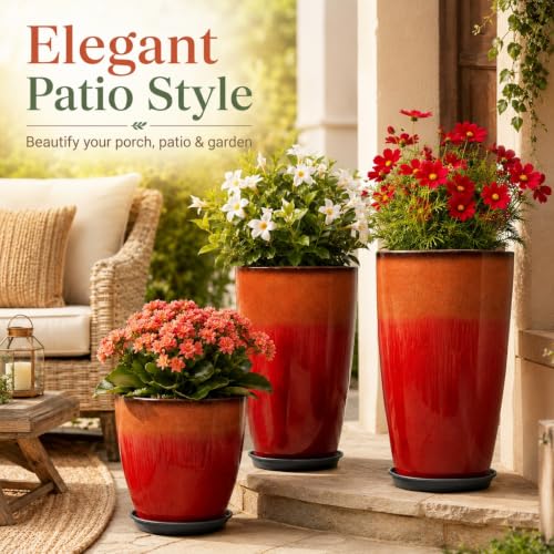 Set of 3 Tall Planter (3 Count)