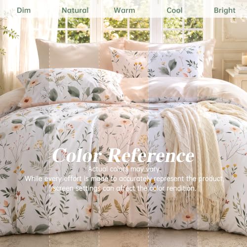 Garden Leaves Bed in a Bag Queen 7 Pieces