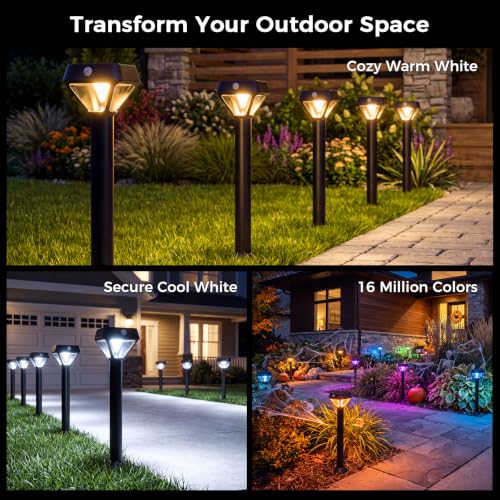 Smart Solar Lights Outdoor Waterproof
