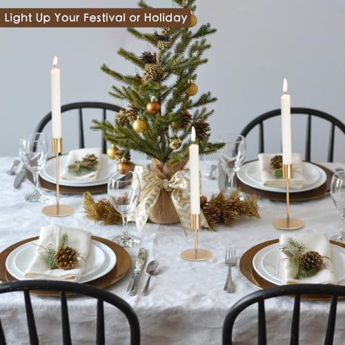 Gold Candlestick Holders (18 Count)